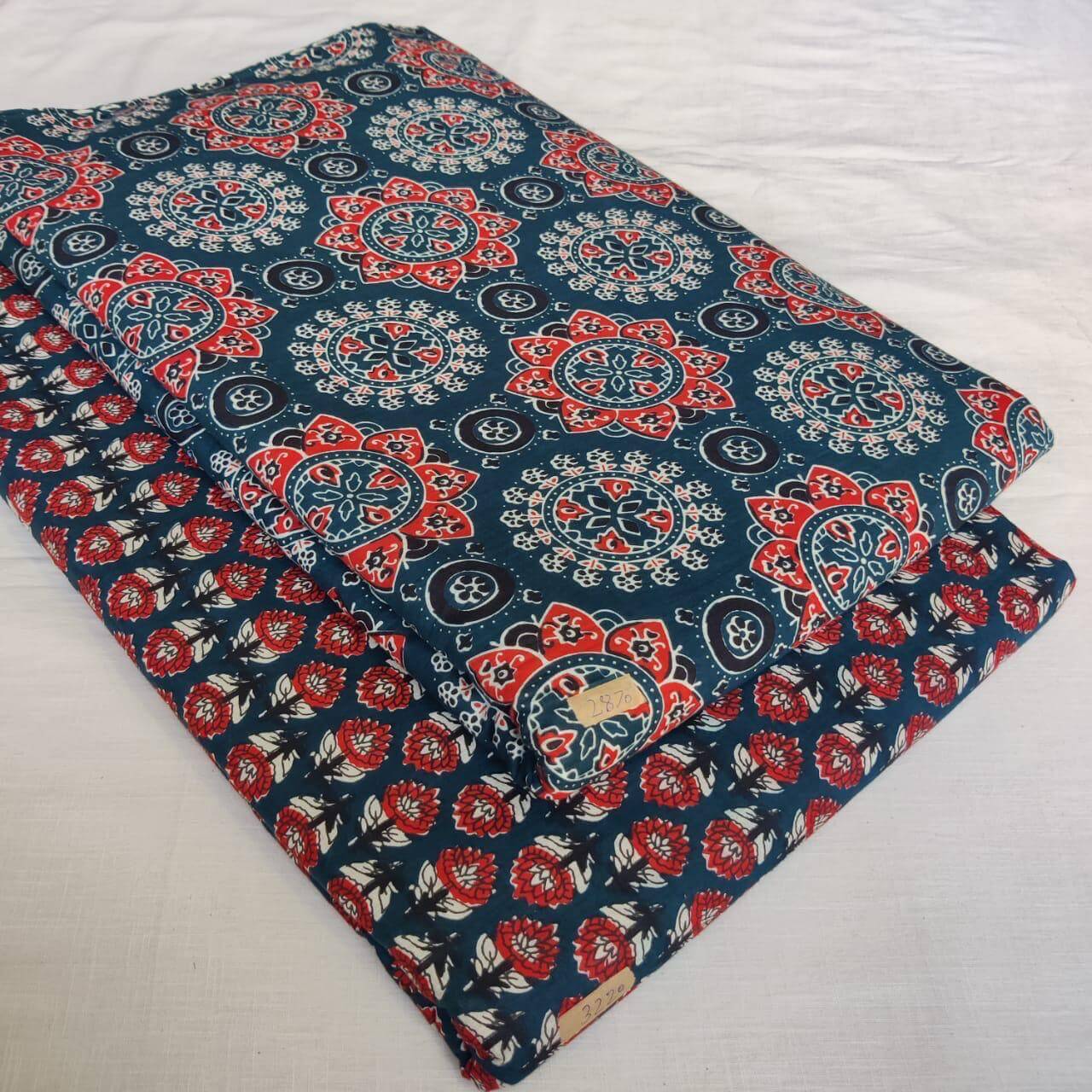 Taj Cotton Top And Bottom With Mulmul Cotton Dupatta (2.50 Meter ).