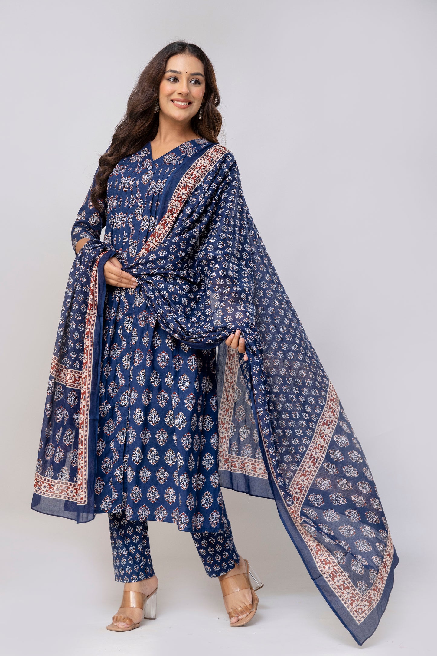 Blue Kurti Set 