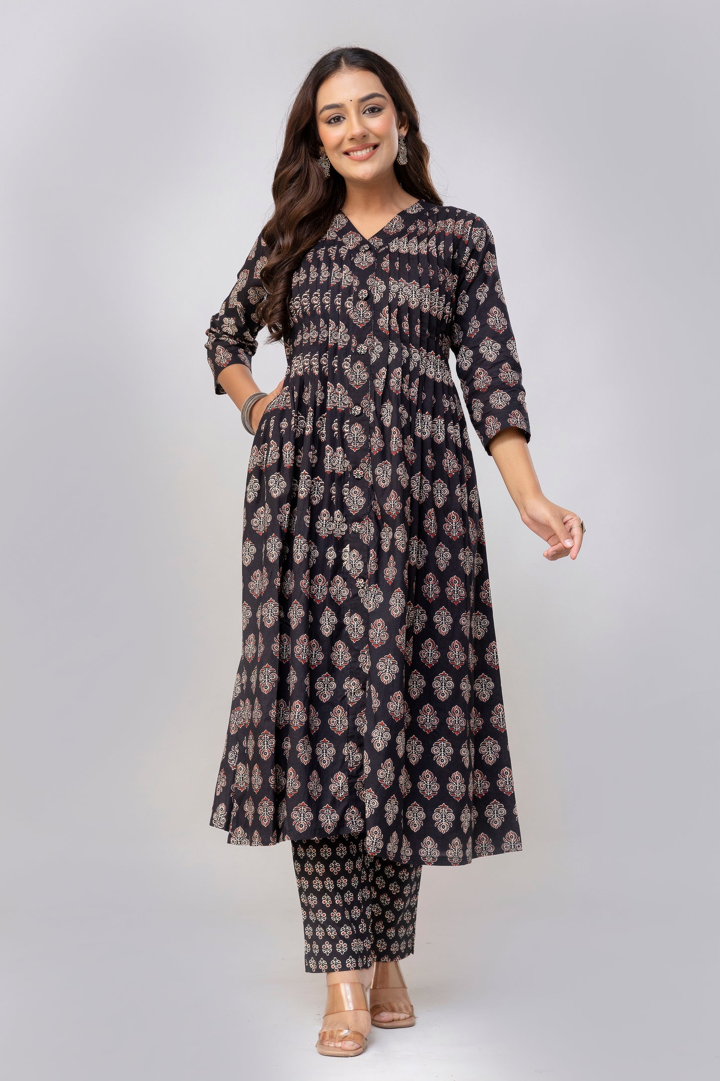 Black Kurti Set 