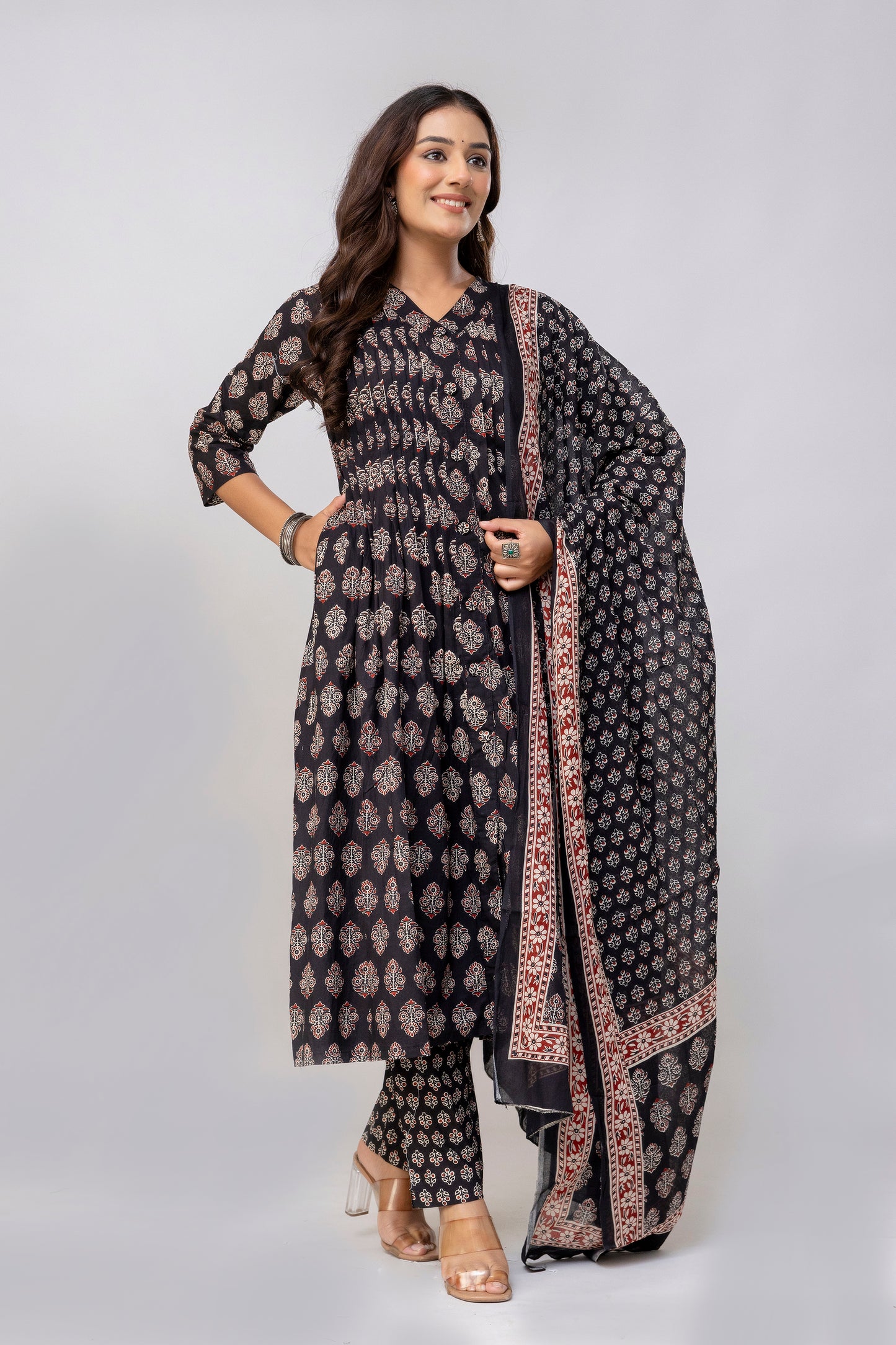 Black Kurti Set 