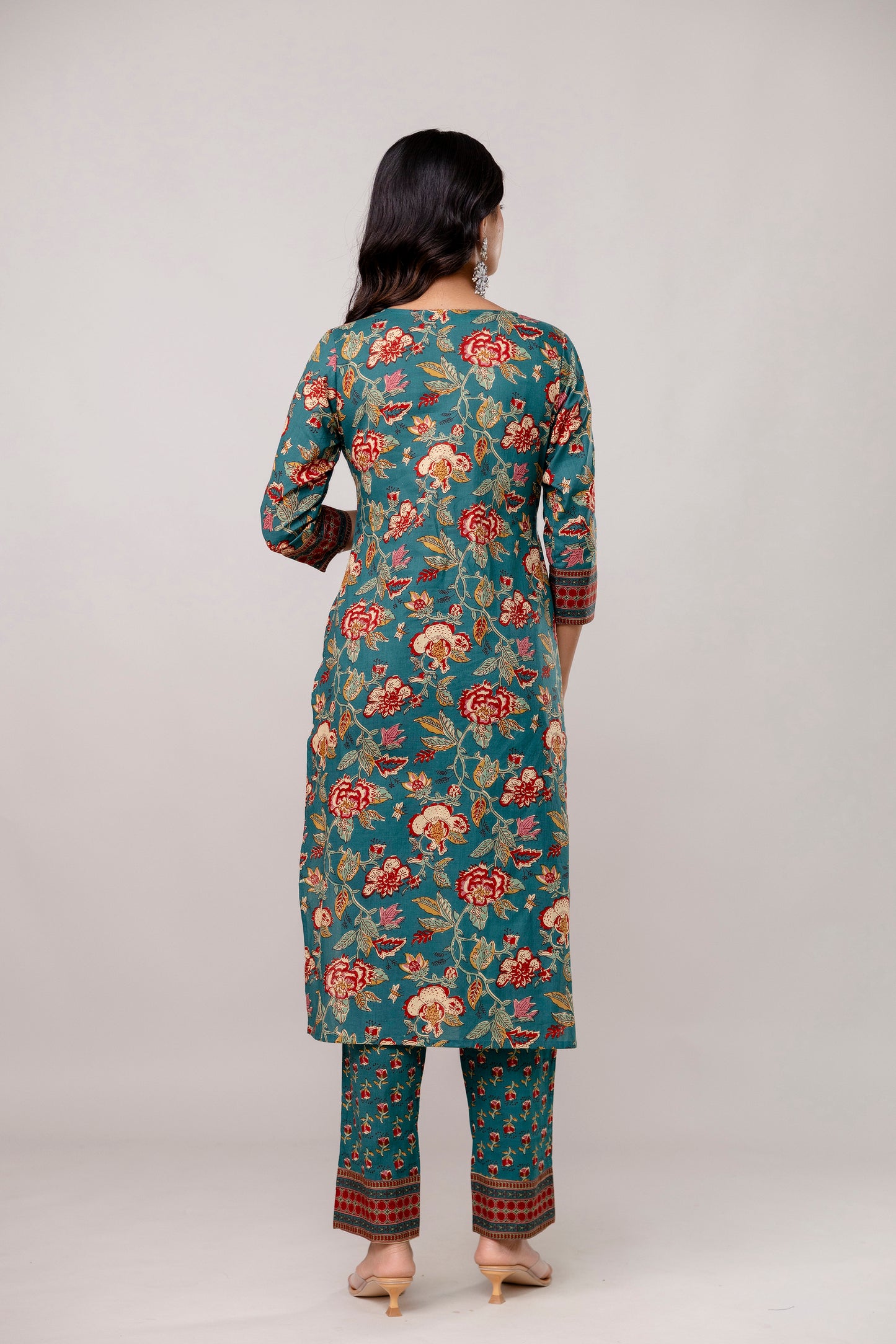 Printed Kurti Set 