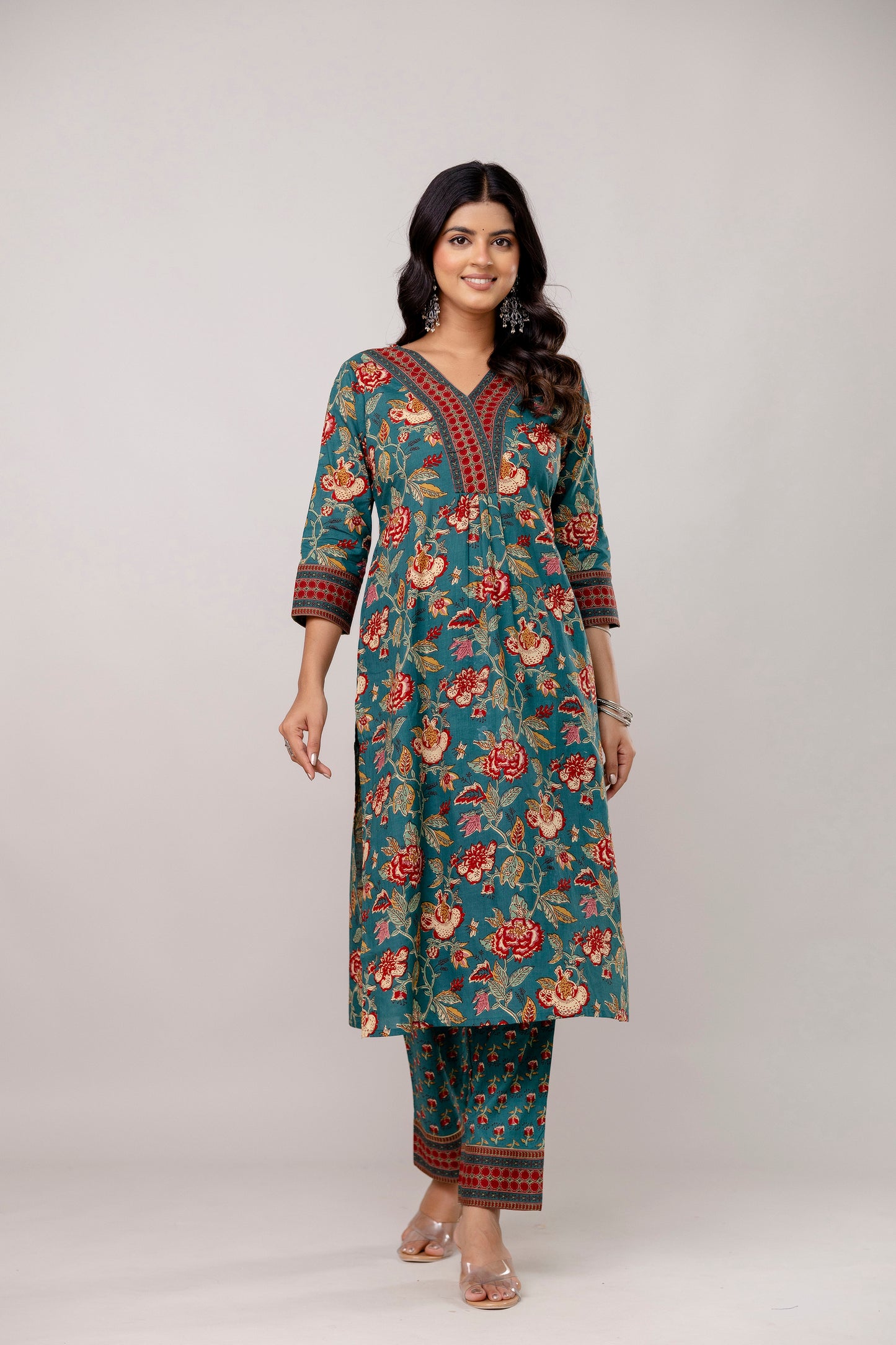 Printed Kurti Set 