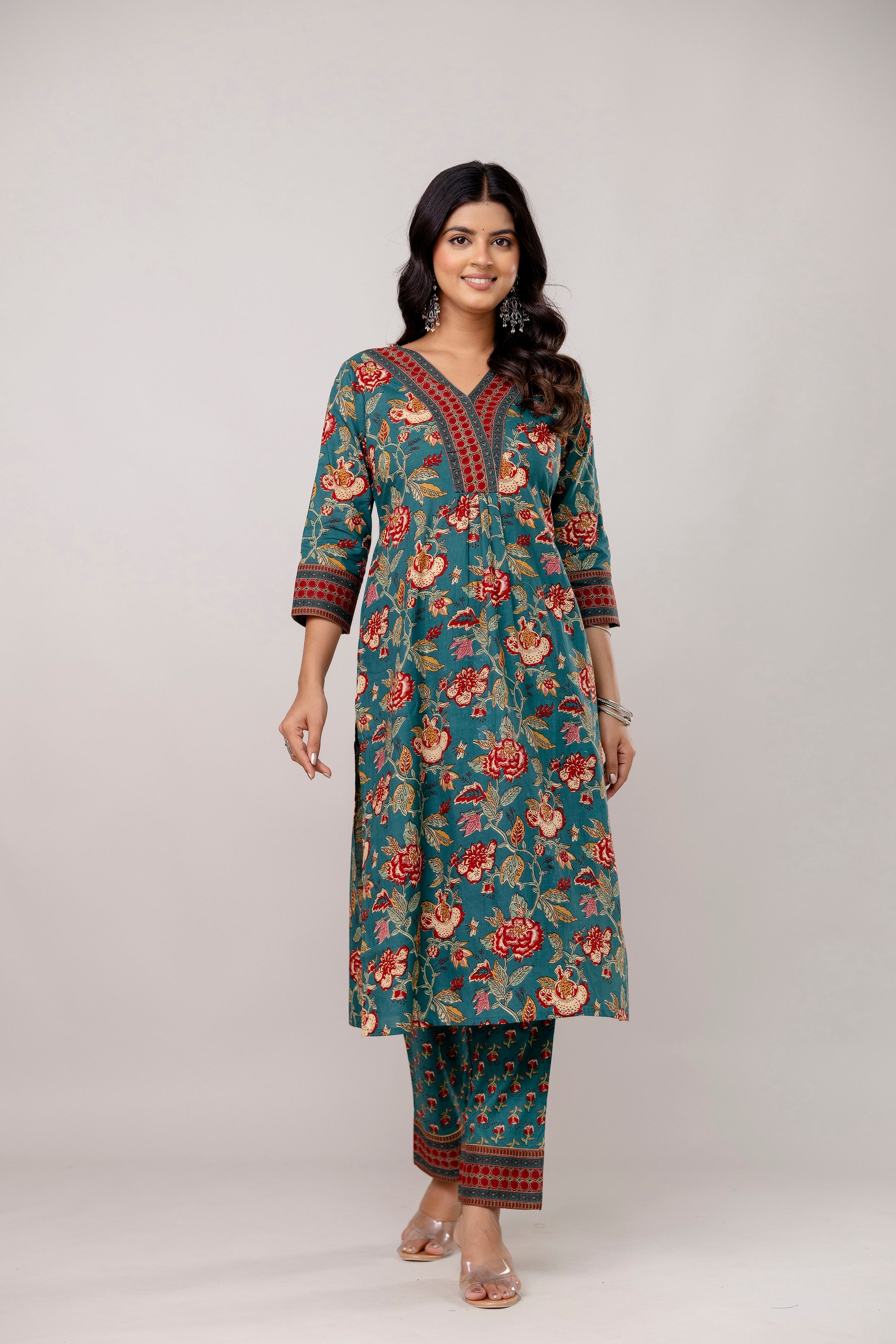 Printed Kurti Set 