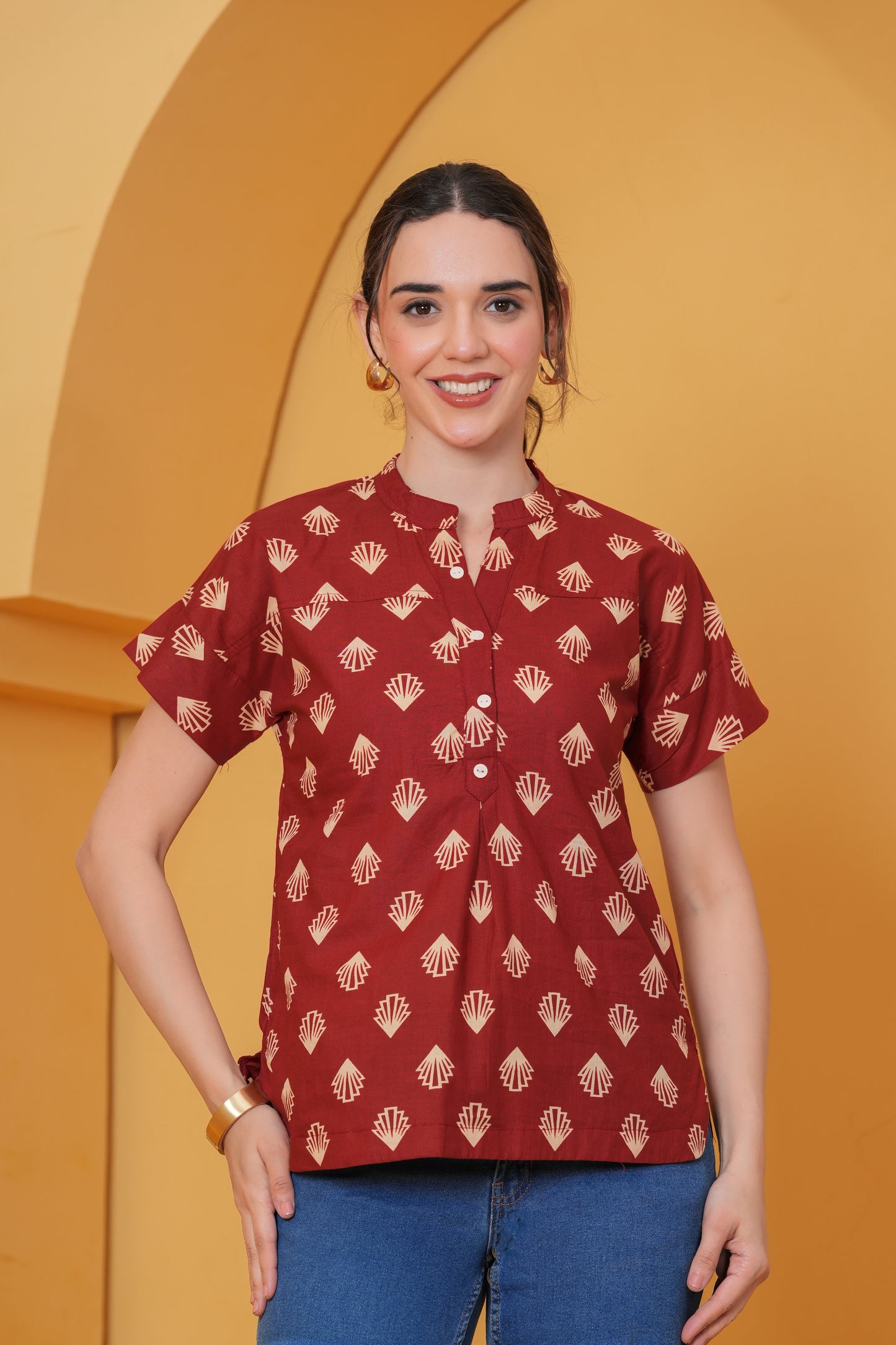 Office wear cotton kurti