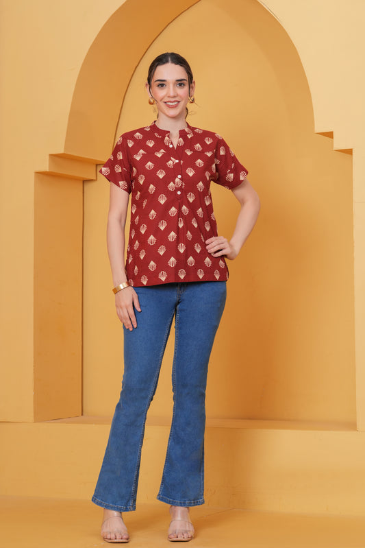 Office wear cotton kurti