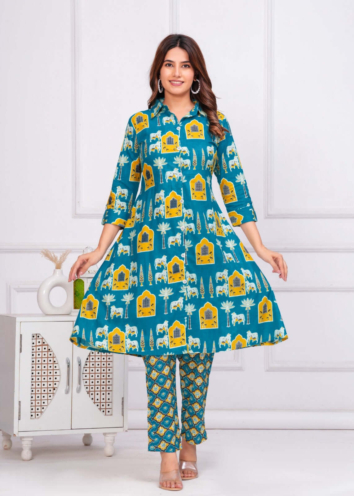 Cotton Kurti Set
