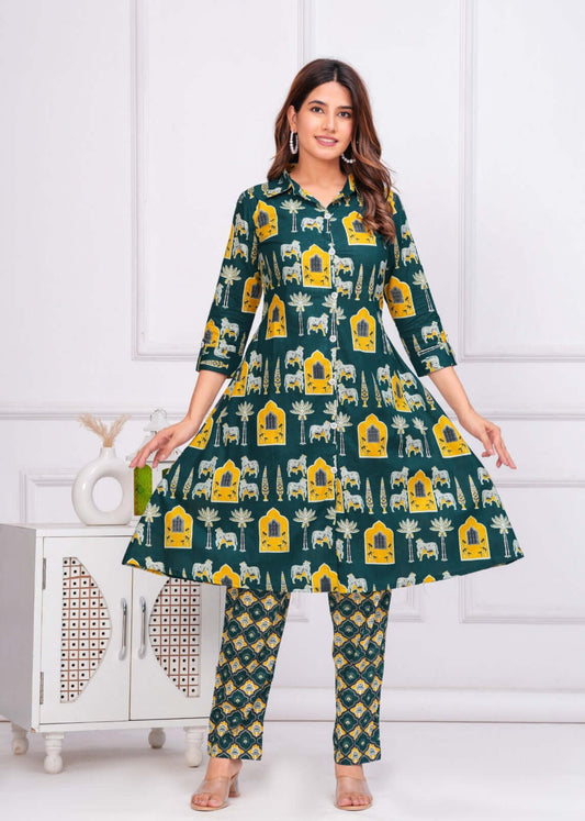 Cotton Kurti Set